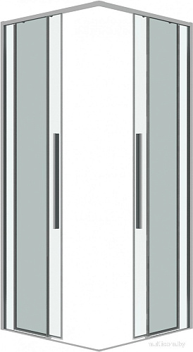 Душевой уголок Grossman Galaxy 110x100x195 300.K33.01.1110.10.00 (хром/прозрачное стекло)