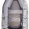 Гребная лодка Vivax К220 с полом-книгой (без киля, серый/черный)