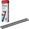 Пластиковая пружина для переплета BRAUBERG A4 8 мм 100 шт 530811 (черный)