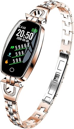 Умные часы Lemfo H8 (золотистый)