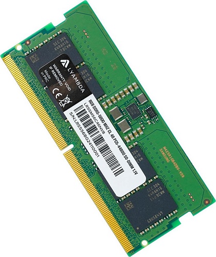 Оперативная память Lyambda 8ГБ DDR5 SODIMM 5600 МГц LRS5M56C46N1/8
