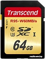 Карта памяти Transcend SDXC UHS-I U3 Class 10 64GB (TS64GSDU3)