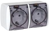 Розетка EKF Владивосток 2-местная 16А (белый)