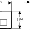 Geberit Delta 51 115.105.11.1 (белый)