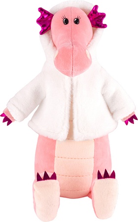 Классическая игрушка Maxitoys Дракон Эмма в шубке MT-MRT012304-3-30