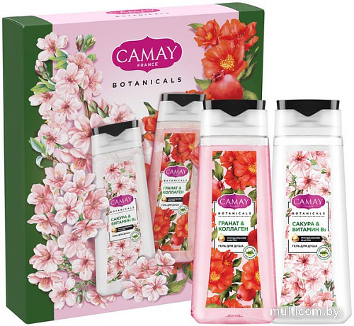 Camay Набор гелей для душа Botanicals (2x250 мл)