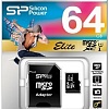 Карта памяти Silicon-Power microSDXC Elite UHS-1 (Class 10) 64 GB (SP064GBSTXBU1V10-SP)