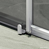 Душевая дверь MaybahGlass 195x150 MGD-1289-5 (графит матовый стекло/хром матовый)