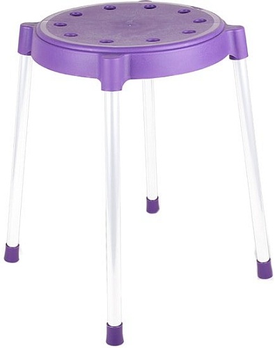 Табурет Sheffilton SHT-S36 (фиолетовый/серый)