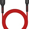 Кабель Atomic Flexstick Robust 30.316 USB Type-A - USB Type-C (1.5 м, черный/красный)