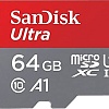 Карта памяти SanDisk Ultra SDSQUAB-064G-GN6MN microSDXC 64GB