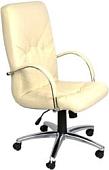 Кресло Nowy Styl Manager steel chrome SP-J (бежевый)