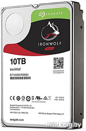 Жесткий диск Seagate Ironwolf 10TB [ST10000VN0004]