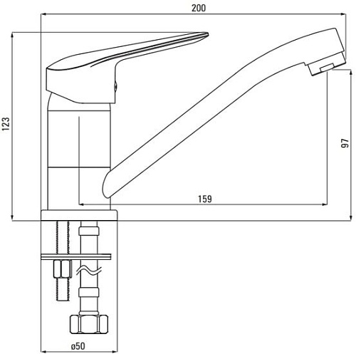 Смеситель Deante Boro BMO 026M