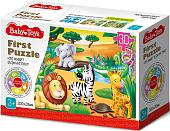 Мозаика/пазл Baby Toys First Puzzle. Кто живет в Джунглях 04187