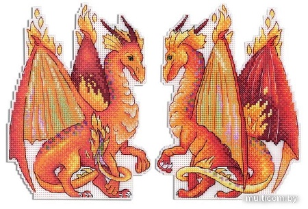 Набор для вышивания Жар-Птица Повелитель огня