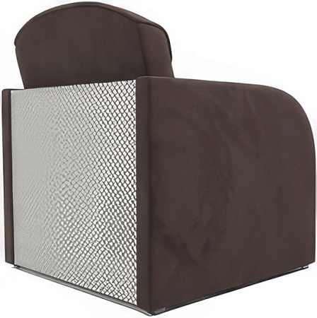 Кресло-кровать Мебель-АРС Малютка (микровельвет, кордрой коричневый)