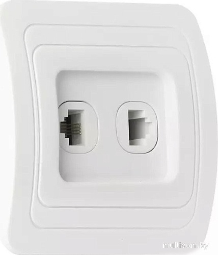 Розетка компьютерная SmartBuy SBE-02w-S1-RJPH