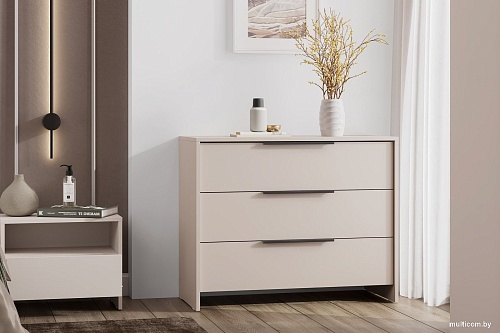 Комод Mio Tesoro Камелия 1К 3 ящика (меланж)