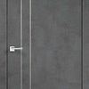 Межкомнатная дверь Velldoris Techno М2 90x200 (муар темно-серый)