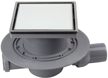 Трап/канал Bettoserb Confluo Standard 15x15 White Glass 2 13000094