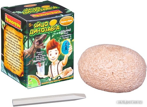 Набор для опытов Bondibon Исторические раскопки Науки с Буки. Яйцо динозавра ВВ4783
