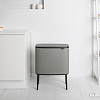 Brabantia Bo Touch Bin 11+23 л (минерально-серый)