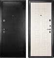 Металлическая дверь Guard MG60 МДФ 87х205 правая (черное серебро/белый ясень)