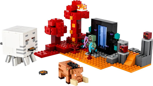 Конструктор LEGO Minecraft 21255 Засада у портала в Нижний мир