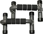 Упоры для отжимания Indigo 97722 IR (черный/серый)