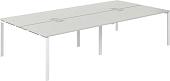 Norden 320х163.8х75 SG.259.SH.63.WH (белый/серый бархат)