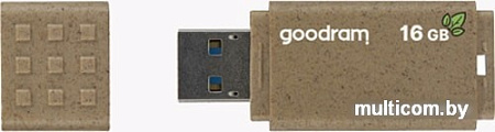 USB Flash GOODRAM UME3 Eco Friendly 16GB (коричневый)