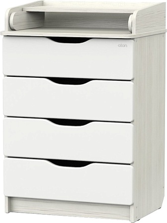 Детский комод Атон Мебель Сириус 604 Wood (древесина белая)