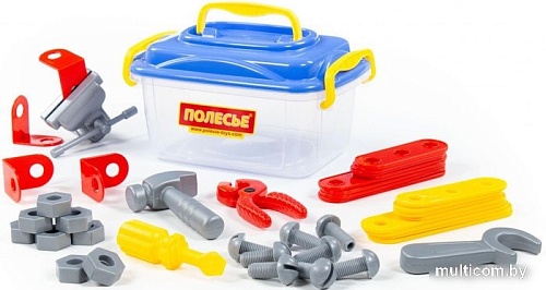 Набор инструментов игрушечных Полесье Механик 56610 (в контейнере)