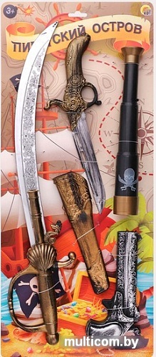 Игровой набор пирата Рыжий кот Пиратский остров-1 ИН-0223