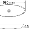 Умывальник Melana MLN-E407 69.5x41.5