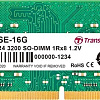 Оперативная память Transcend JetRam 32GB DDR4 SODIMM PC4-25600 JM3200HSE-32G