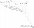 Сушилка для белья Rense Lift 1.3 (алюминий)