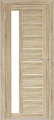 Межкомнатная дверь Юни Бона 04 90x200 (дуб сонома/матовое стекло)