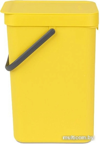 Мусорное ведро Brabantia Sort & Go 12 л (желтый)