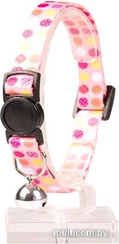 Ошейник Duvo Plus Канди 11175/pink (розовый/оранжевый/белый)