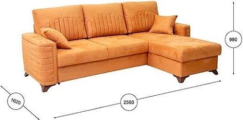 Угловой диван Нижегородмебель Джейми ТД 167 (бентли 03)