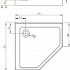 Душевой поддон Radaway Doros PT Compact 90x90 [SDRPTP9090-05]