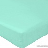 Постельное белье Luxsonia Сатин на резинке 80x200 Мр0010 (ментоловый)