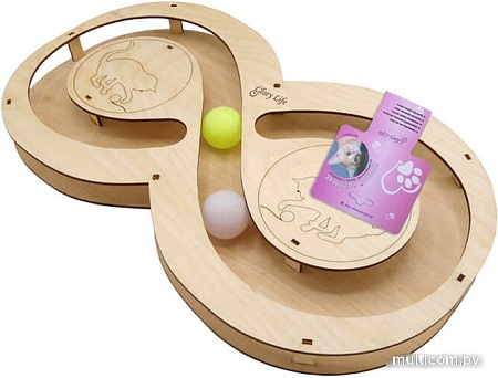Игрушка для кошек Glory Life Восьмерка с шариками 147261