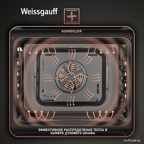 Электрический духовой шкаф Weissgauff EOM 185 WV