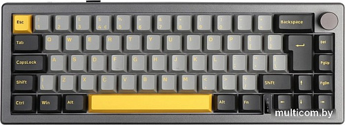 Клавиатура Epomaker EK68 (Yellow Black Sushi)