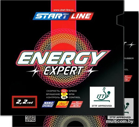 Накладка на ракетку Start Line Energy Expert 2.2 (красный)
