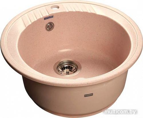 Кухонная мойка GranFest GF-R520 (светло-розовый)