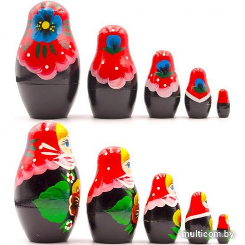 Развивающая игра Брестская Матрешка В сарафане с анютиными глазками (набор 5 шт)
